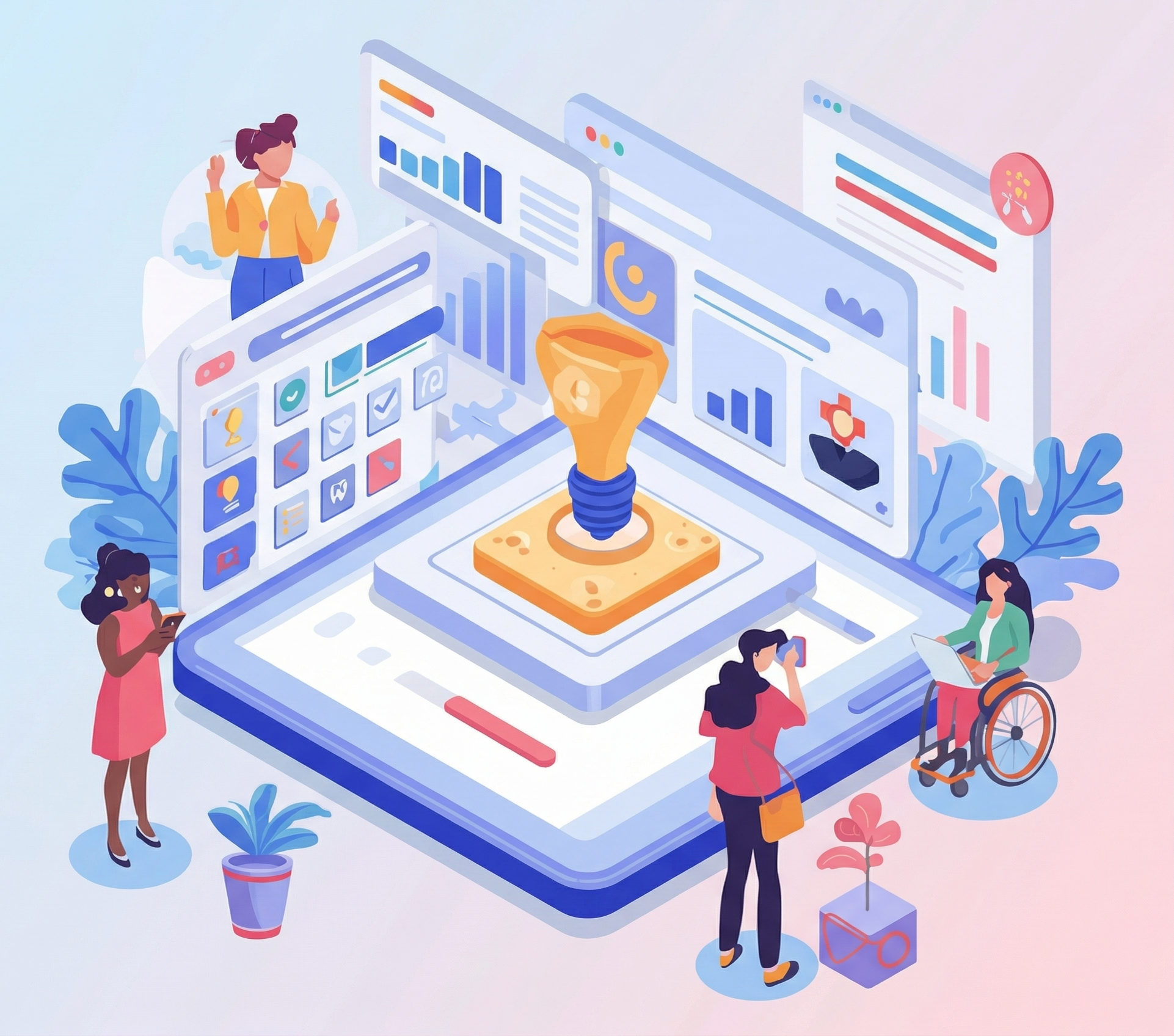 Exam Interface Mockup